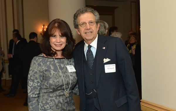 <p><p>Sherrie Savett of the law firm Berger & Montague and Lloyd Zane Remick, president of Zane Management (Photo courtesy of Edward Savaria, Jr.)</p></p>
