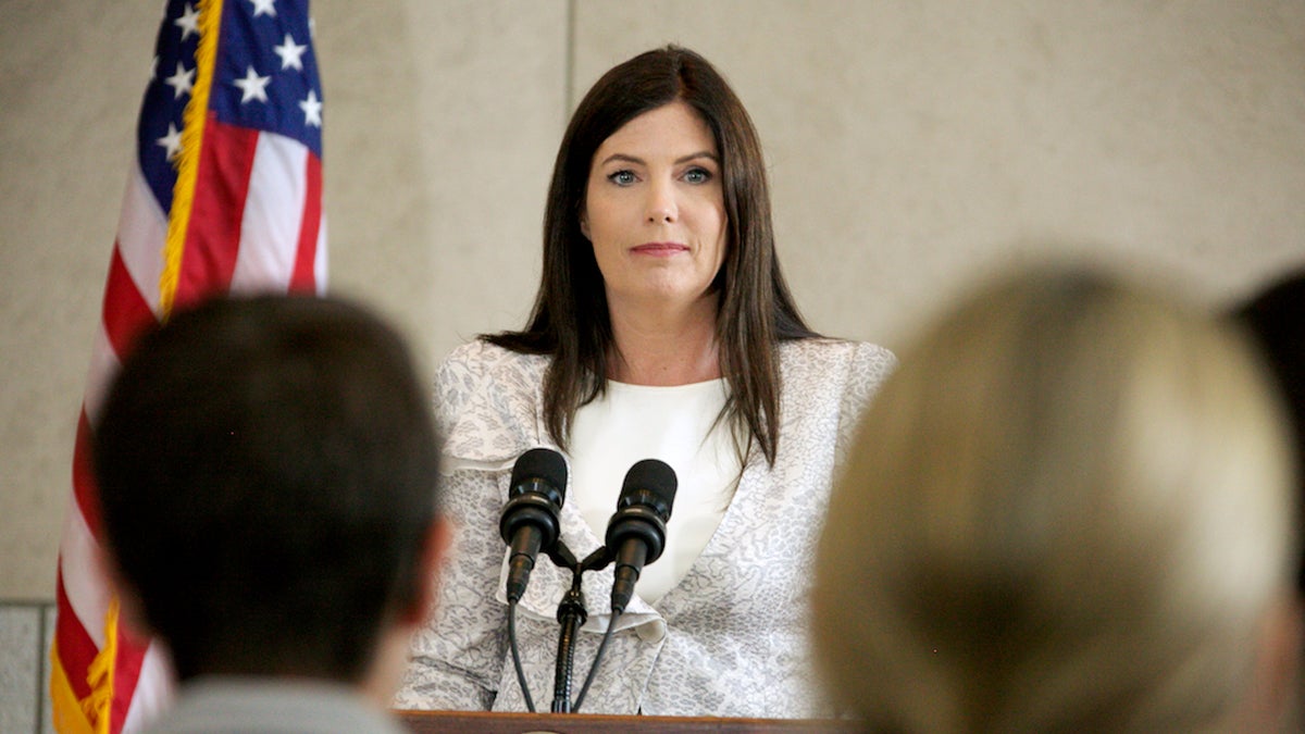  Pennsylvania Attorney General Kathleen Kane, a Democrat, announced this month that she won't defend the state's ban on same-sex marriage. 