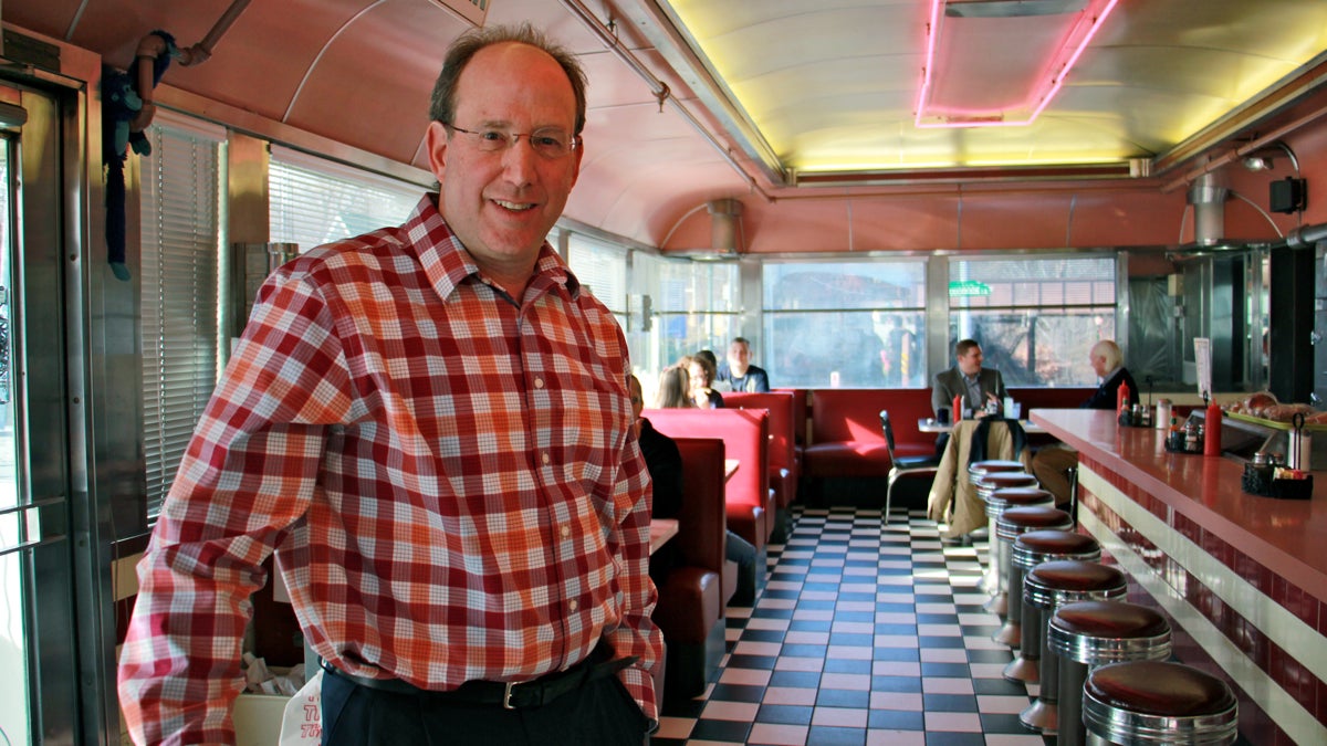  Ken Weinstein owns the Trolley Car Diner in Mt. Airy. (Emma Lee/WHYY, file) 