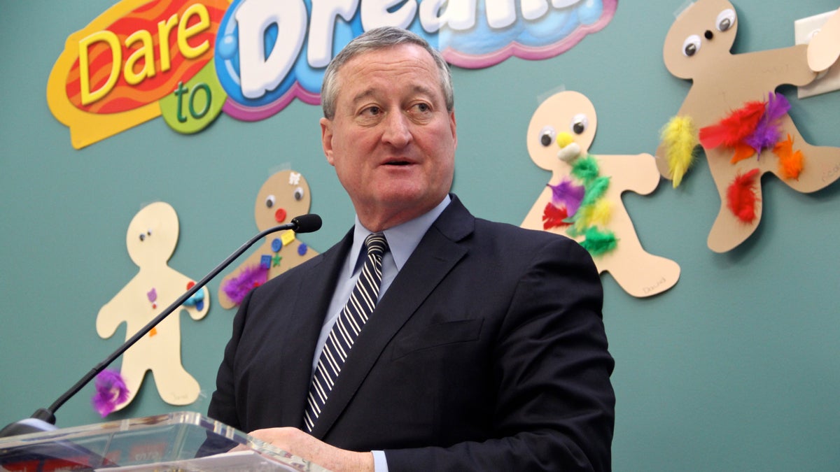 Mayor Jim Kenney wants to create 25 community schools over the next four years. (Emma Lee/WHYY)