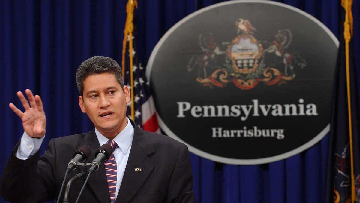  Pedro Cortes is charged with overseeing the integrity of the electoral process in Pennsylvania. (AP Image, file) 