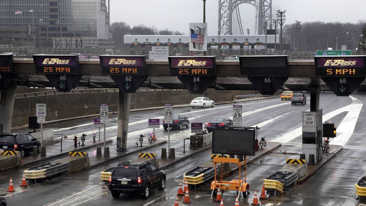  This is the scene of the infamous traffic jam that figured in Bridgegate. (AP file photo)  