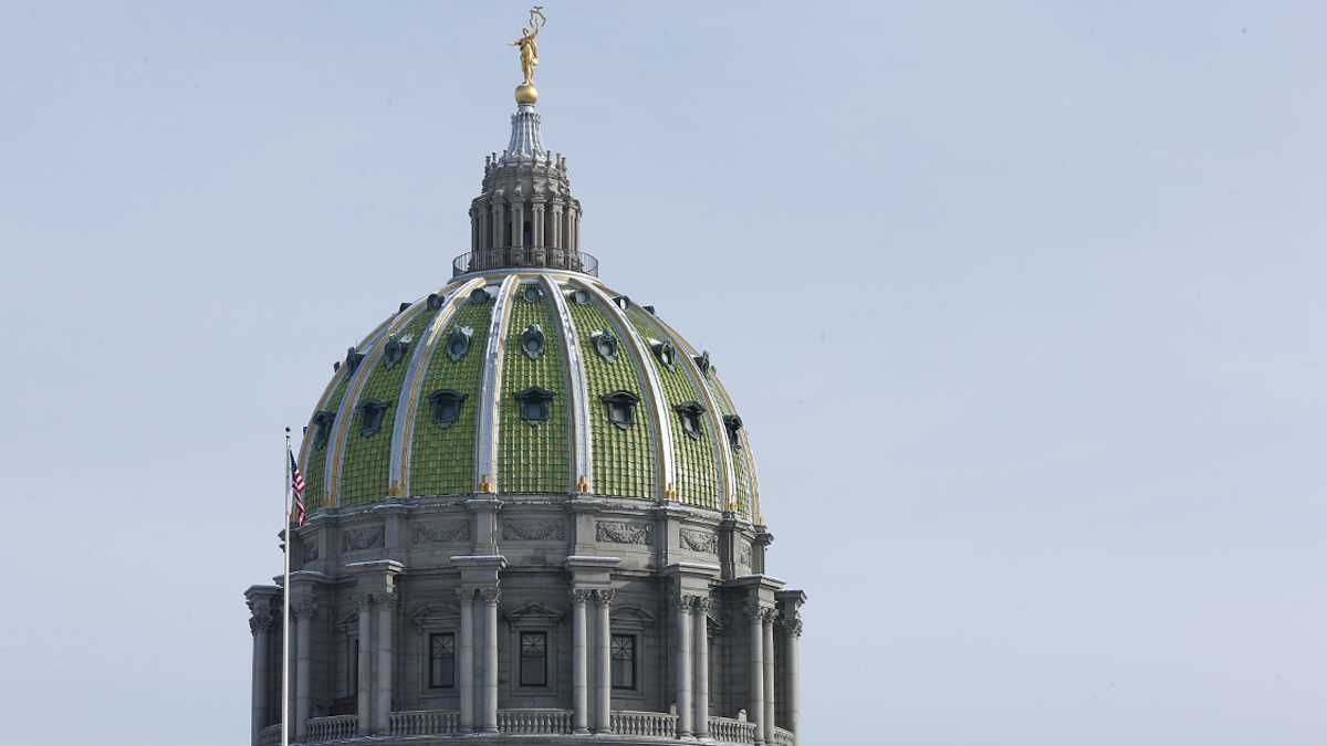  Shown is the Pennsylvania state capitol building in Harrisburg, Pa. (AP Photo/Matt Rourke) 