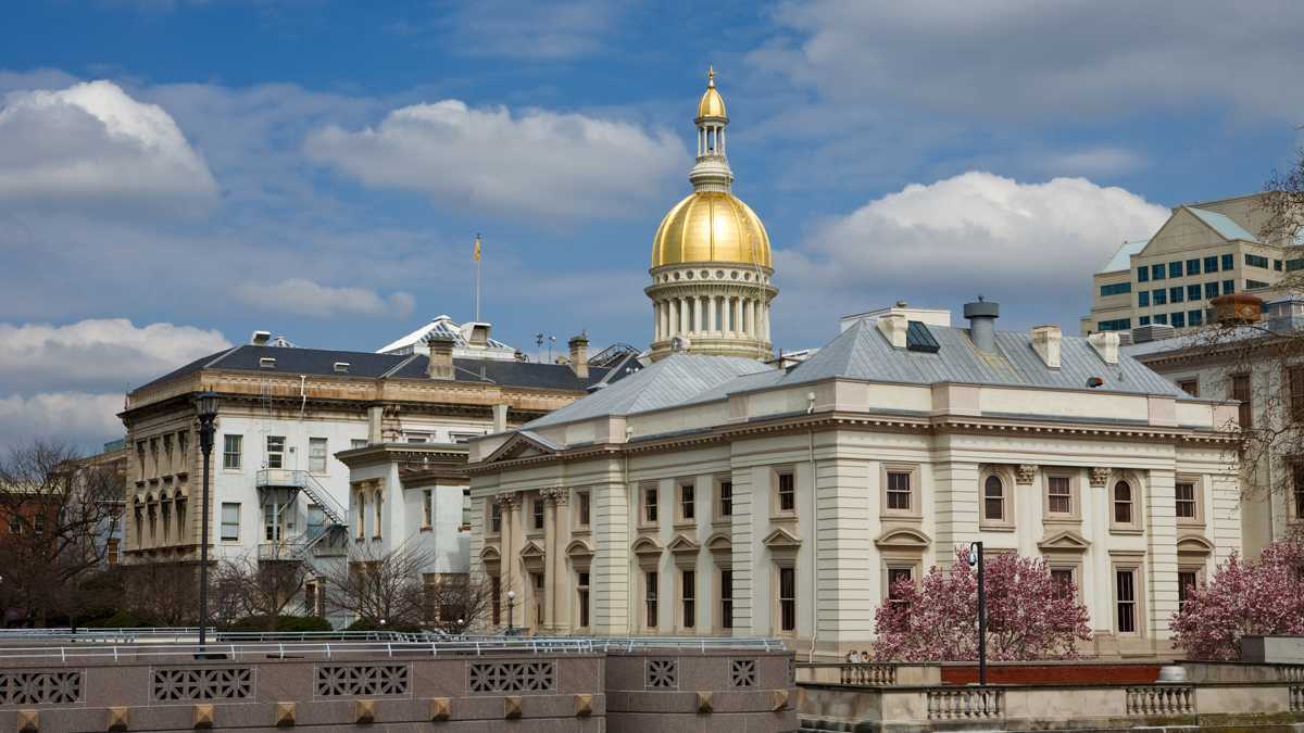  New Jersey state capitol building in Trenton. (WHYY file photo) 