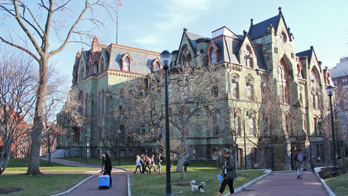 College Hall on the University of Pennsylvania campus. (Emma Lee/WHYY)