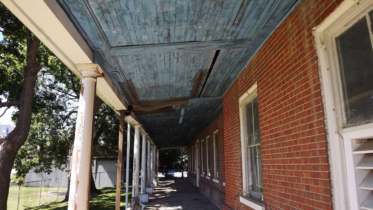 The structure is in need of major repairs.  The local historical society and David Barnes are raising money for renovations.  