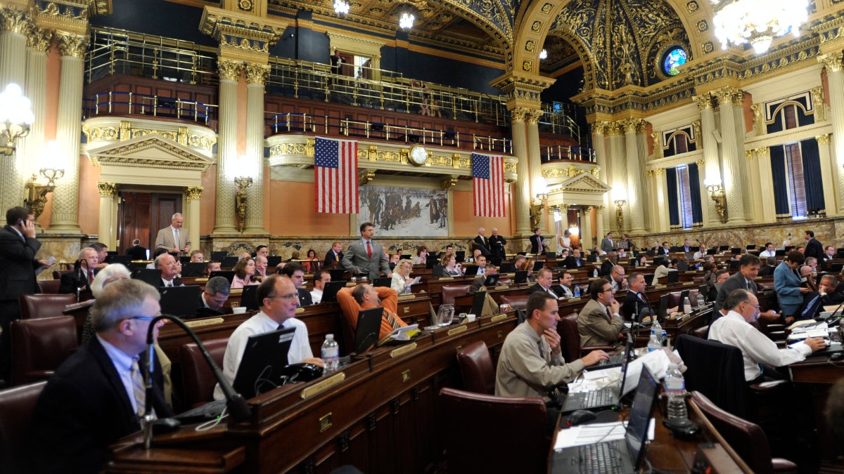  Members of the Pennsylvania House of Representatives meet to work on the 2012 state budget. (AP Photo/Bradley C Bower) 