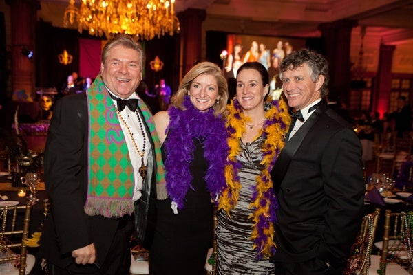 <p><p>Kevin Morgan (left) and his wife, Mary Beth, with Jennifer and Eric Gorman (Photo courtesy of Photos by Jonathan Meter)</p></p>
