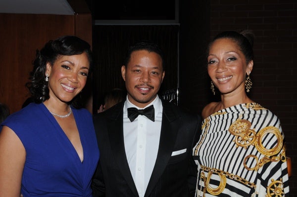 <p><p>Marian Anderson Award board chair, Pamela Browner White (left), gala host Terrence Howard, and Lauren Sutton (Photo courtesy of George B. Feder)</p></p>
