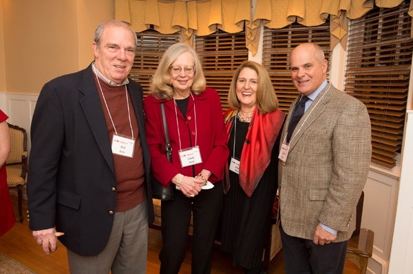 <p><p>Bob Boris (left) and his wife, Linda Seyda with Elise Pizzi and her husband, WHYY board member Charlie Pizzi (Photo courtesy of Daniel Burke Photography)</p></p>
