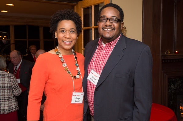 <p><p>WHYY Health and Science Reporter Taunya English with her husband, Gordon Washington (Photo courtesy of Daniel Burke Photography)</p></p>
