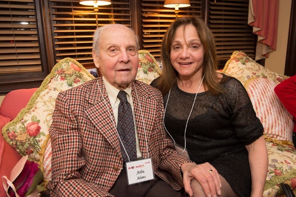 <p><p>Arlin Adams, a former judge on the U.S. Court of Appeals for the 3rd Circuit, and his wife, Neysa Adams (Photo courtesy of Daniel Burke Photography)</p></p>
