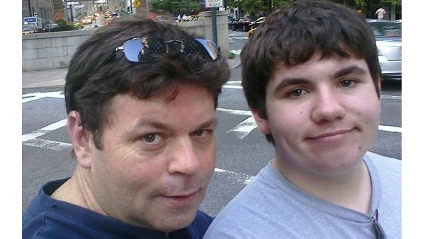  Martin Connors (left), with his son, Timothy, who died in 2011. (Photo courtesy of Martin Connors) 