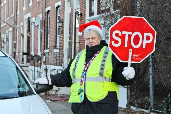<p><p>Nominated Crossing Guard Mary Evans has been keeping kids safe on the corner of Hermitage and Smick streets in Manayunk for 8 years. (Kimberly Paynter/WHYY)</p></p>

