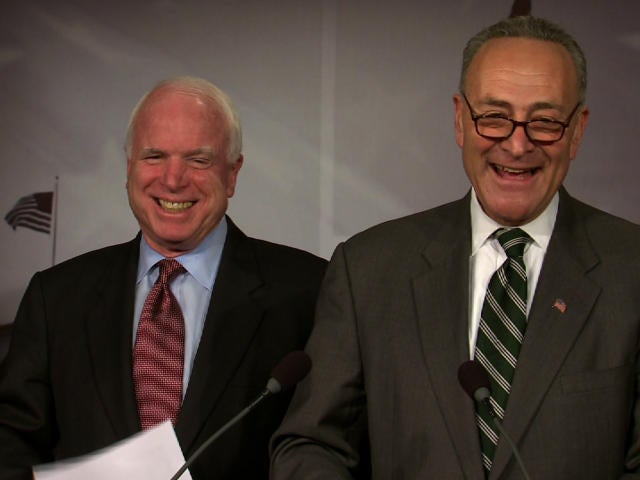  Why don't Senators McCain and Schumer care about the impact of increased immigration and amnesty on unemployed and underemployed Americans? 