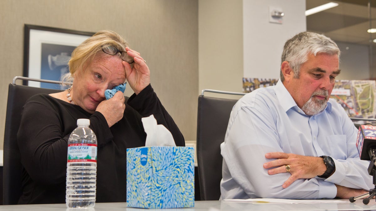 Ian’s parents Roddy and Liz McGibbon detail the struggles their son is experiencing. (Kimberly Paynter/WHYY)