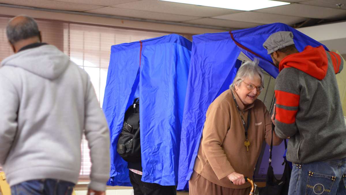 Scenes at the polling places as people cast their votes during the General Elections. (Bas Slabbers/for NewsWorks)
