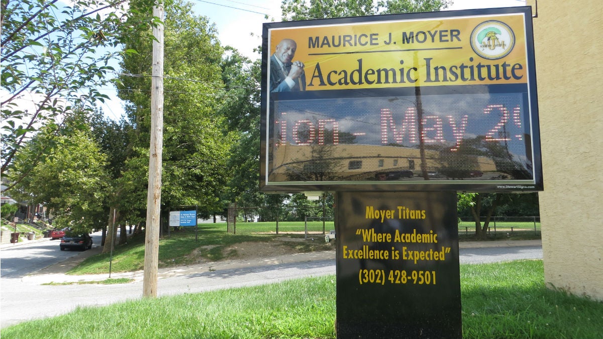  Delaware shuttered the Maurice J. Moyer Academic Institute in June. (Avi Wolfman-Arent, NewsWorks) 