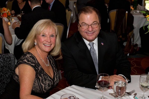 <p><p>Eileen and Nicholas DeBenedictis, Chairman and CEO of Aqua America Inc.  (Photo courtesy of Mark Garvin)</p></p>
