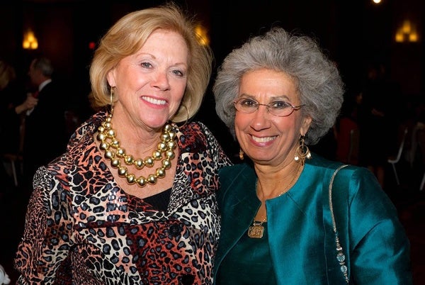 <p><p>U.S. Appellate Judge Marjorie "Midge" Rendell (left) and Afaf Meleis, Dean of Nursing at the University of Pennsylvania (Photo courtesy of Mark Garvin)</p></p>
