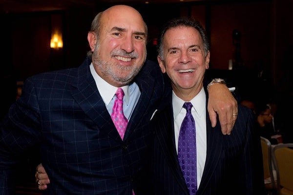 <p><p>Joe Frick of Diversified Search (left) and Bill Marrazzo, president and CEO of WHYY (Photo courtesy of Mark Garvin)</p></p>
