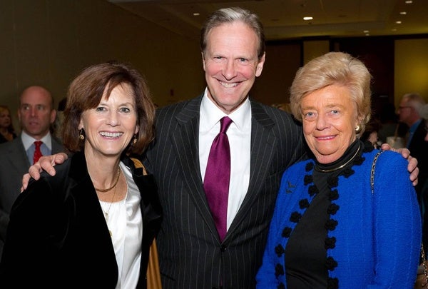 <p><p>Honoree Judith M. von Seldeneck (right), chair and CEO of Diversified Search, with Elizabeth and Peter Longstreth (Photo courtesy of Mark Garvin)</p></p>
