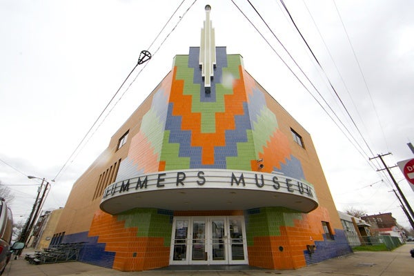 <p><p>The Mummers Museum, at Washington Avenue and 2nd Street in Philadelphia, is nearly as colorful on the outrside as it is on the inside. (Nathaniel Hamilton/for NewsWorks)</p></p>
