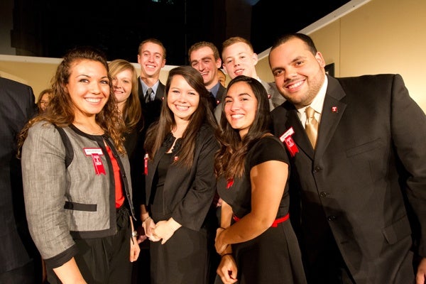 <p><p>The 20 scholarship recipients include Jenna Anderson (left), Kelly O’Brien, Kyle Martin, Gemma Duffy, David Heggan, Shane Brennan, Victoria Noboa, and Carlos Deno (Photo courtesy of Ryan S. Brandenberg)</p></p>
