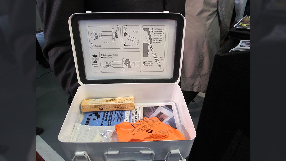  Narcan emergency kit (Phil Gregory / WHYY) 