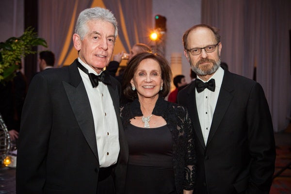 Dr. Andrew Wechsler (left) and his wife, board member and gala committee member Donna Wechsler, with actor David Hyde Pierce, member of Opera Philadelphia’s American Repertoire Council (Photo courtesy of Sofia Negron Photography)