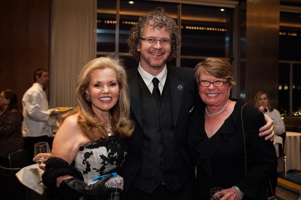 Board member and N.O.W. Gala Committee member Ellen Berman Lee (left) with David A. Dubbeldam, and Independence Foundation President and CEO Susan Sherman (Photo courtesy of Sofia Negron Photography)