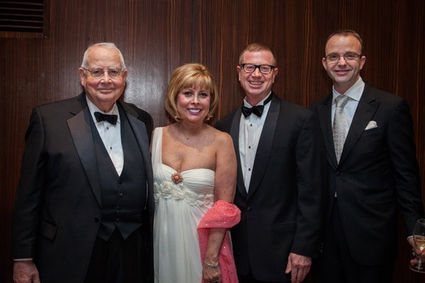 N.O.W. Co-Chairs R. Anderson Pew (left) and his wife Daria, with Opera Philadelphia Chairman Daniel K. Meyer and General Director David B. Devan (Photo courtesy of Sofia Negron Photography)