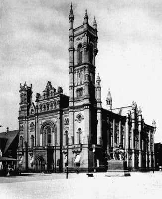<p><p>The Masonic Temple was built between 1868 and 1873 at a cost of $1.6 million. (Historical image courtesy of Arcadia Publishing)</p></p>

