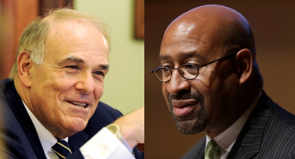  Pennsylvania Gov. Ed Rendell (Bradley C. Bower/AP Photo, file) and Philadelphia Mayor Michael Nutter (Matt Rourke/ AP Photo, file) 