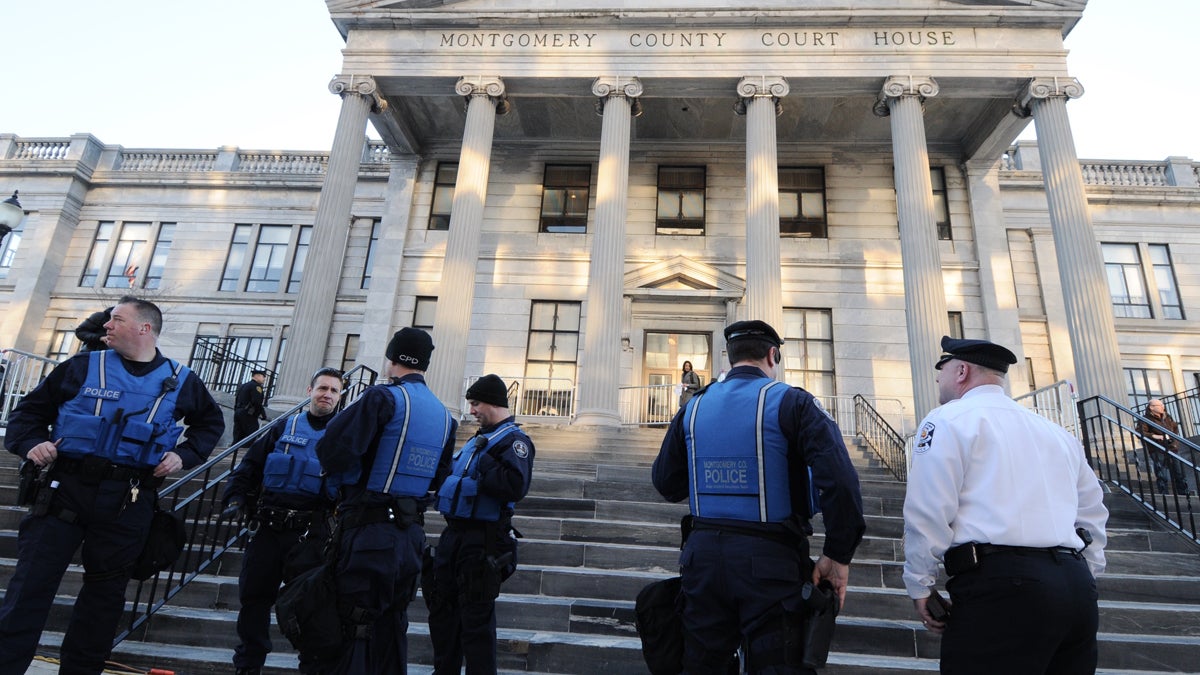  The Montgomery County Courthouse in Norristown, Pennsylvania. (Bastiaan Slabbers for WHYY) 