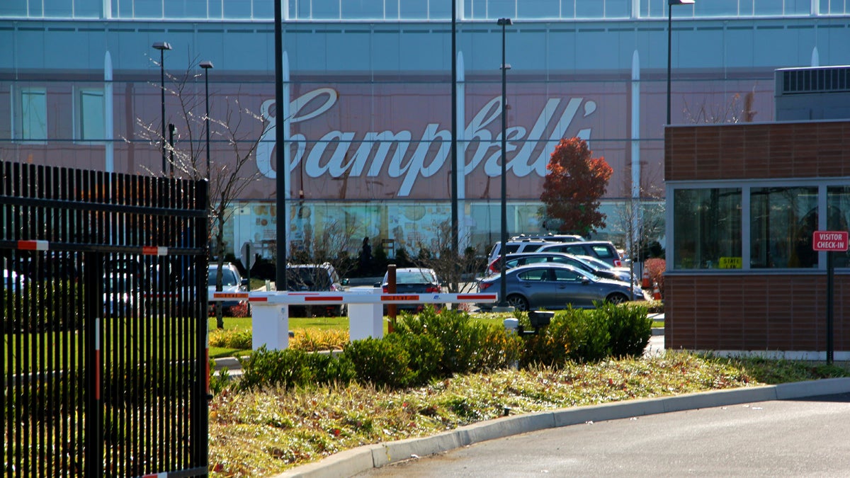 The Campbell's Soup plant off South 11th Street in Camden. (Emma Lee/WHYY) 
