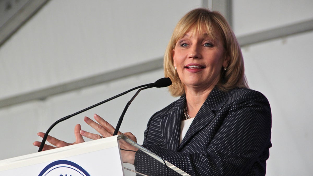 New Jersey Lt. Gov. Kim Guadagno (Emma Lee/WHYY)