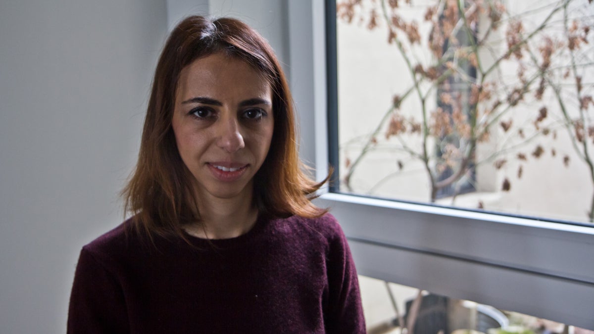  Halee Bouchehrian is a Philly resident who was born in Germany to Iranian immigrant parents and is a permanent resident of the U.S. (Kimberly Paynter/WHYY) 