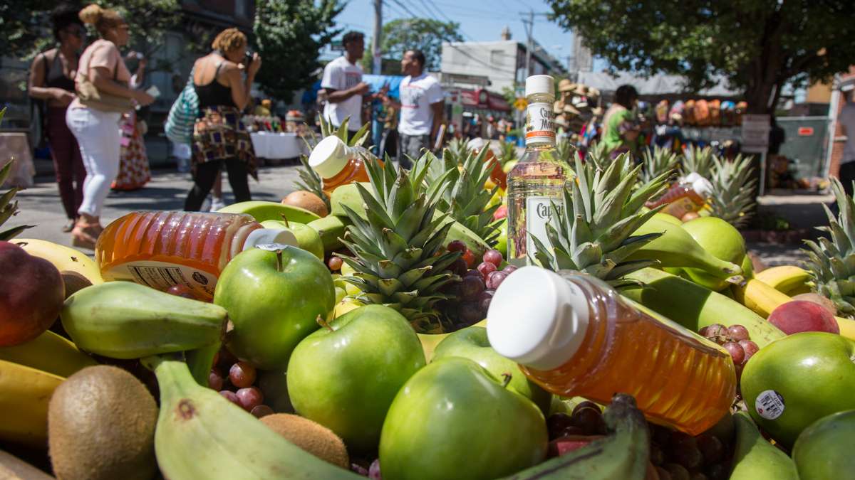 A cart filled with offerings to honor Oshun, the Yoruba goddess of the rivers, will be given to the Schuylkill River to begin the Philadelphia Odunde Festival.