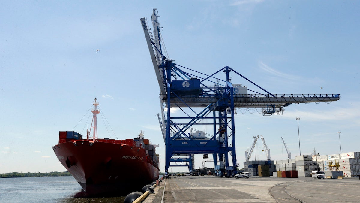  Philadelphia Regional Port Authority officials anticipate the $300 million investment will bring about nearly 10,000 jobs.(AP Photo/Matt Rourke) 