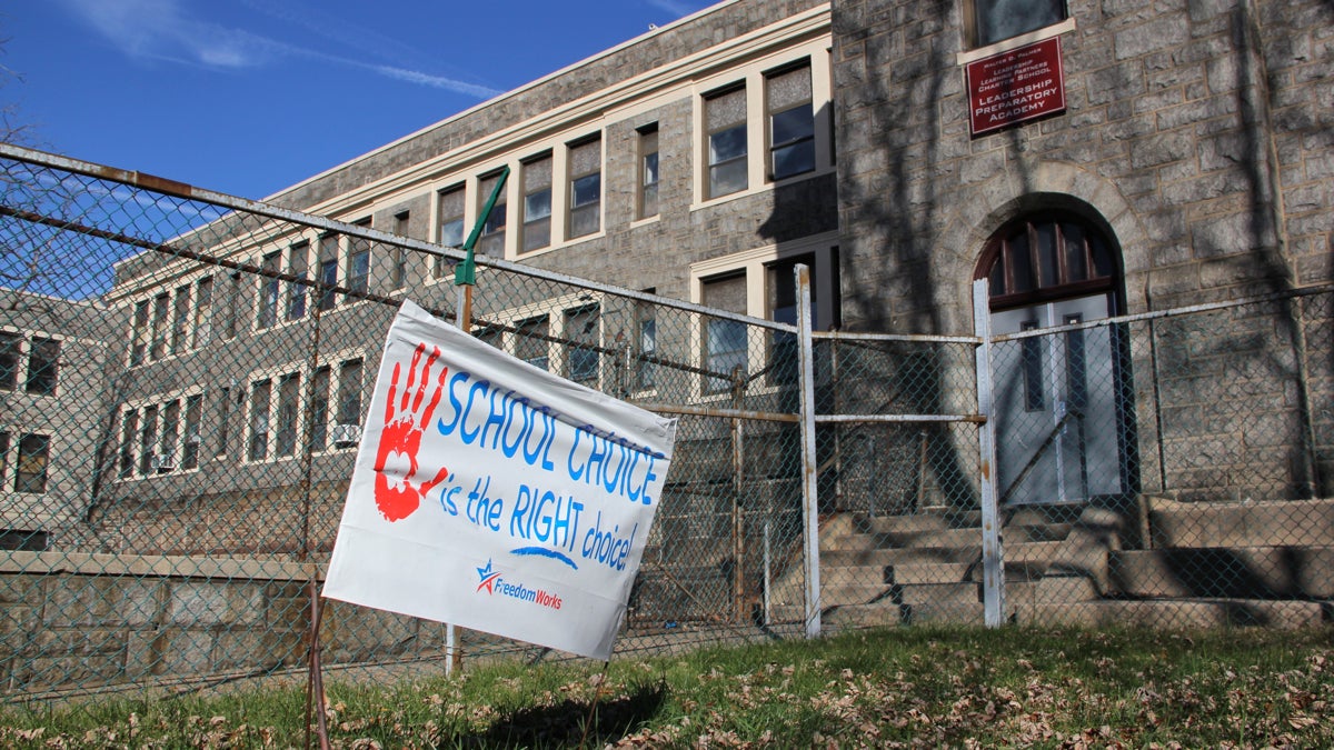  The troubled Walter D. Palmer Leadership Learning Partners Charter School has shut down completely. (Emma Lee/WHYY) 