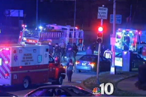 <p><p>Police, fire and EMT personnel responded to the scene of the country's first fatal hit-and-run of 2013. (Courtesy of NBC10)</p></p>
