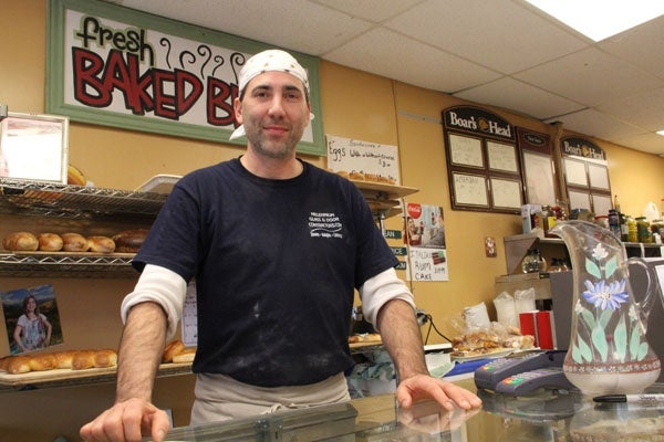 <p>Doug Ricotta, whose D & D Deli on Broad Street, Paulsboro, is about a quarter mile from the chemical spill, says he has lost a lot of business. (Emma Lee/for NewsWorks)</p>
