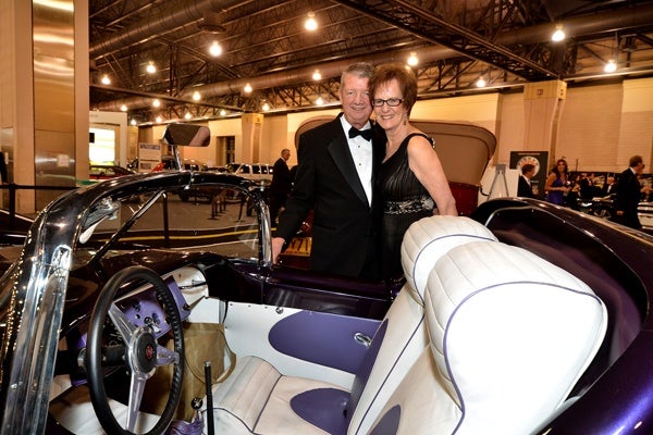 <p><p>Andy Tirpok and Mary Ann Rodenberger standing beside a 1955 Flojole Forerunner  (Photo courtesy of Marc Barag, MB Commercial Photography)</p></p>
