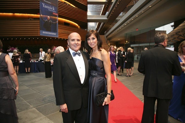 <p><p>Stephanie Brandow, president of the Orchestra's Volunteer Committees and her husband Dr. Kirk Brandow (Photo courtesy of Jessica Griffin)</p></p>
