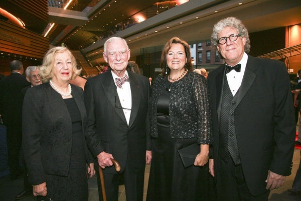<p><p>Marguerite and Gerry Lenfest (left) with Philadelphia Orchestra CEO Allison Vulgamore and Don Fox (Photo courtesy of Jessica Griffin)</p></p>
