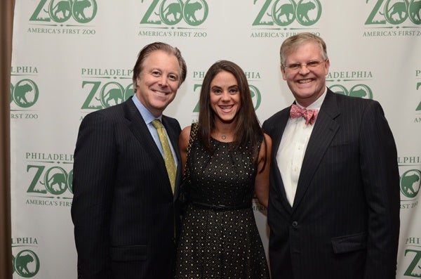 <p><p>CBS Broadcasting Vice President, Marc Rayfield (left), Nicole Rayfield, and Zoo board member, H. Augustus Carey. (Photo courtesy of HughE Dillon)</p></p>
