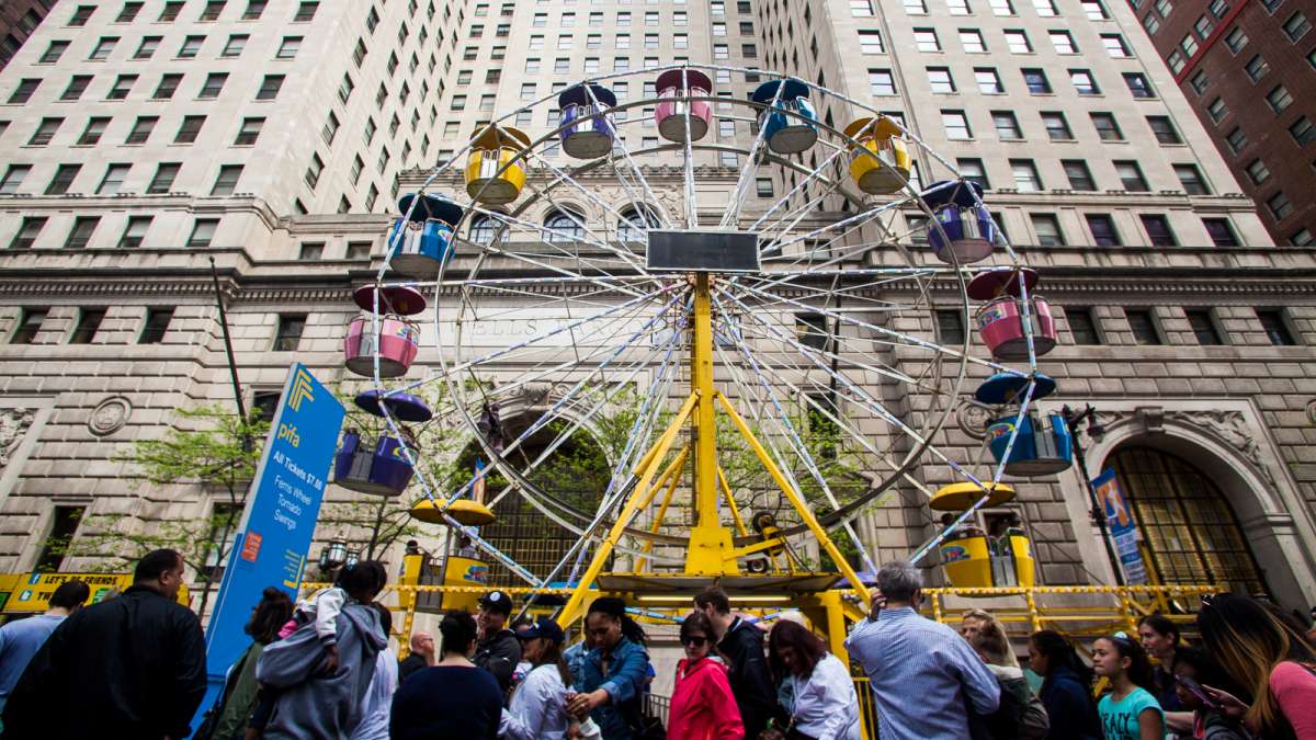 The PIFA Street Fair again included a ferris wheel on South Broad Street.