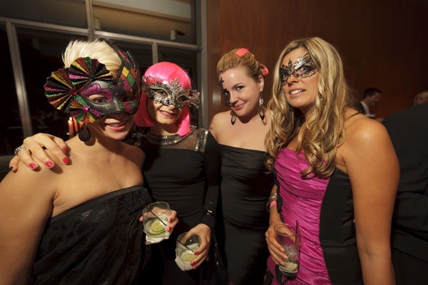 <p><p>Steph Wehry (left), Ashley Smyk, Stacey Dennis, Kate Griffin celebrate at the Pink Tie Ball's After Party (Photo courtesy of Dan Z. Johnson)</p></p>
