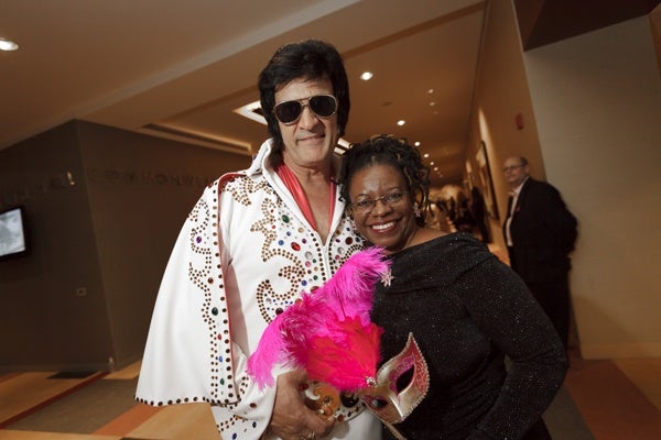 <p><p>“Elvis” and Jeanette Stephens-El, breast cancer survivor (Photo courtesy of Dan Z. Johnson)</p></p>
